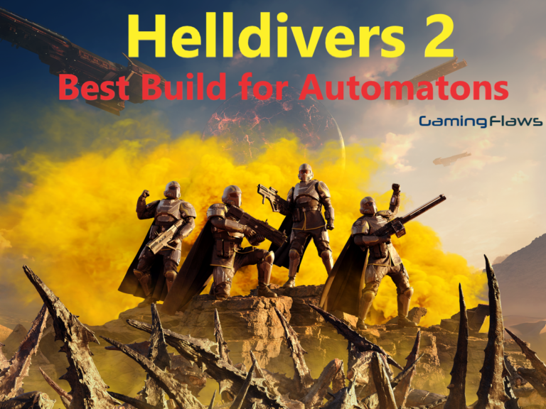 Helldivers 2 best build for Automatons