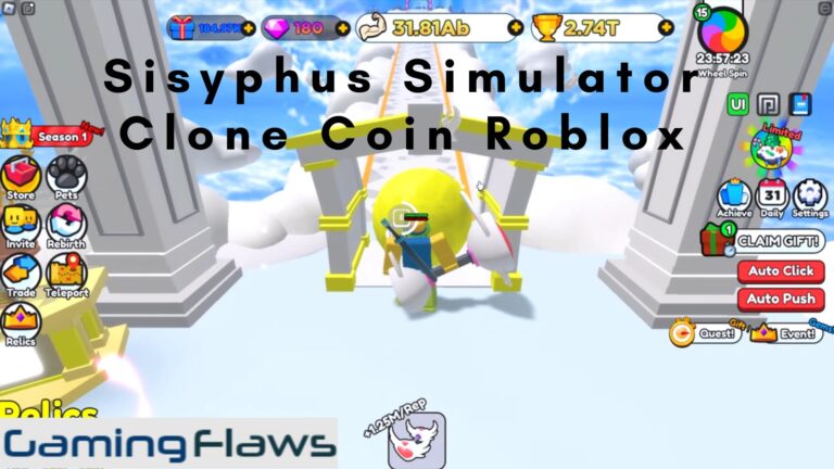 Sisyphus Simulator Clone Coin Roblox