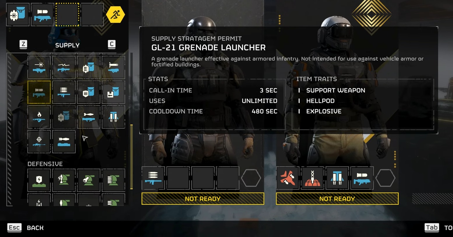 The Grenade Launcher In Helldivers 2