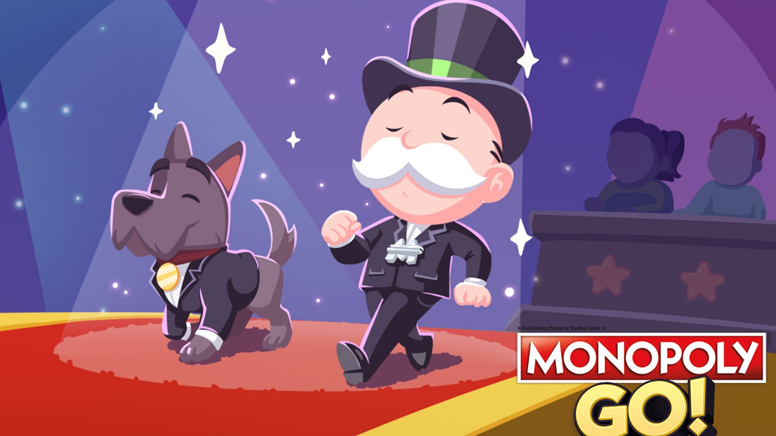 Monopoly GO man and dog