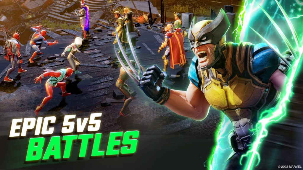 5v5 battles in Marvel Strike Force