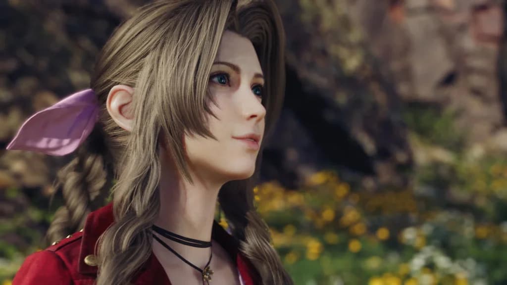 Aerith in FF7 Remake