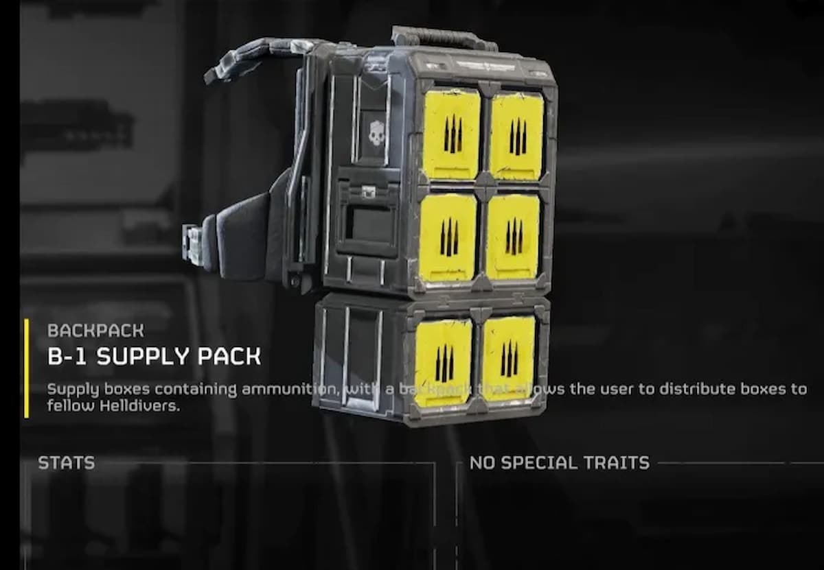 B1-Supply Pack