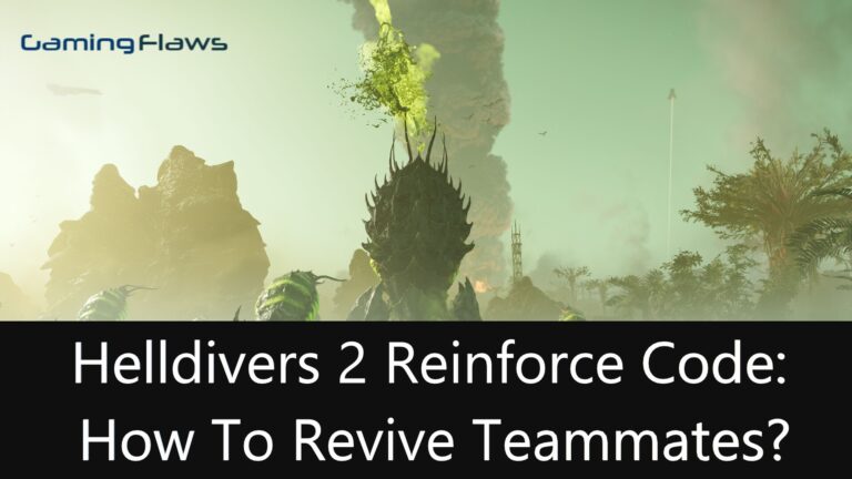 Helldivers 2 Reinforce Code: How To Revive Teammates?